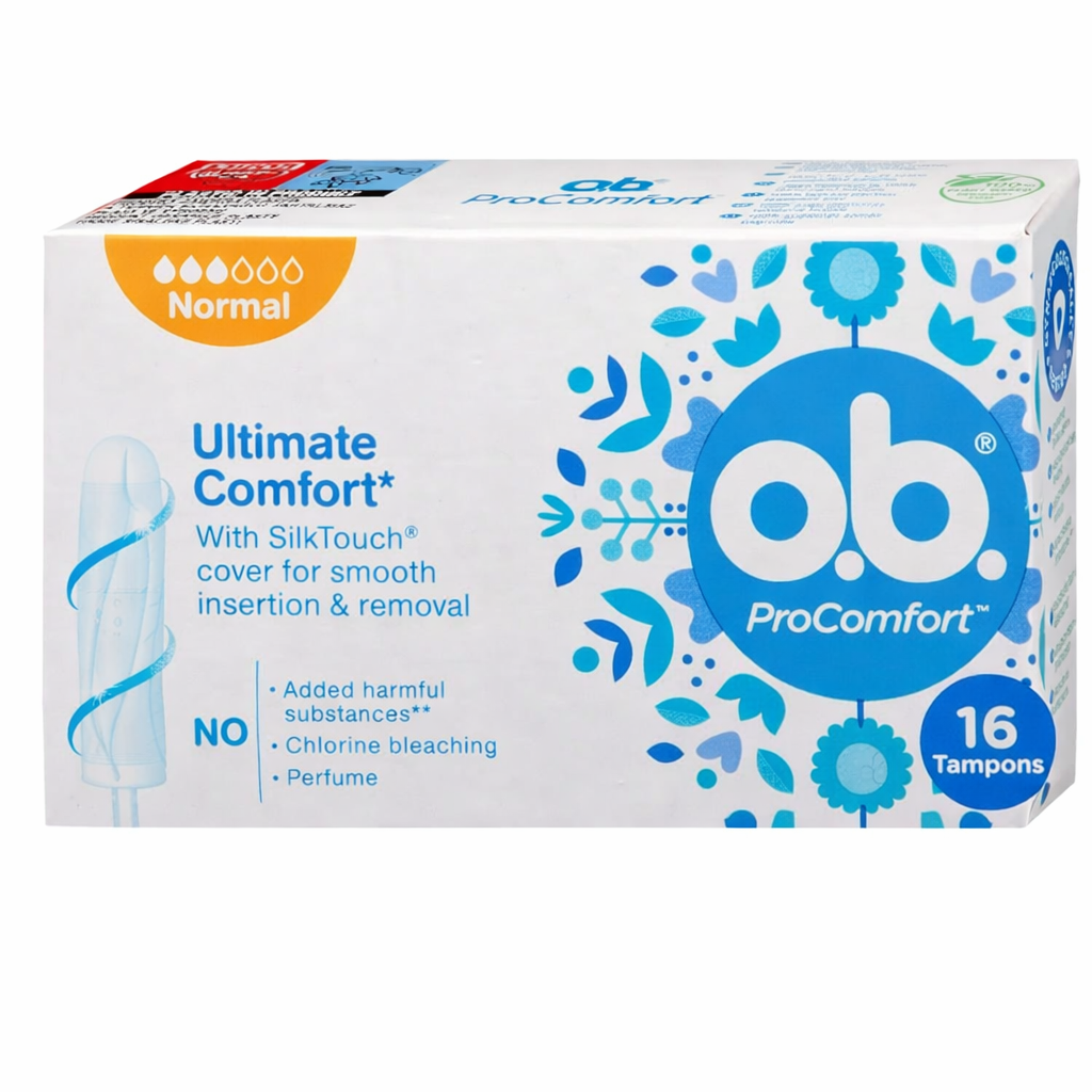 O.B. ProComfort Normal Tampon 16 db – maximális kényelem és megbízható védelem