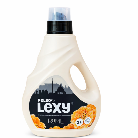 Pelső Lexy Rome Textilöblítő 2 L – Friss, virágos illat, hosszan tartó puhaság és frissesség