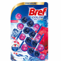 Bref Color Aktiv+ Flower WC illatosító 4x50g – Virágos illat, színes tisztító hatás és vízkő elleni védelem