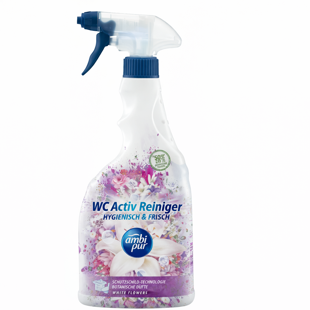 Ambi Pur WC tisztító spray 750 ml – Hatékony vízkőoldó és friss illatú WC tisztítószer