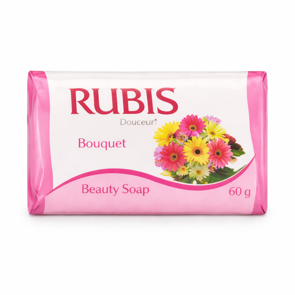 RUBIS Virágos Illatú Szappan 60 g – Gyengéd Tisztítás és Elegáns Illat