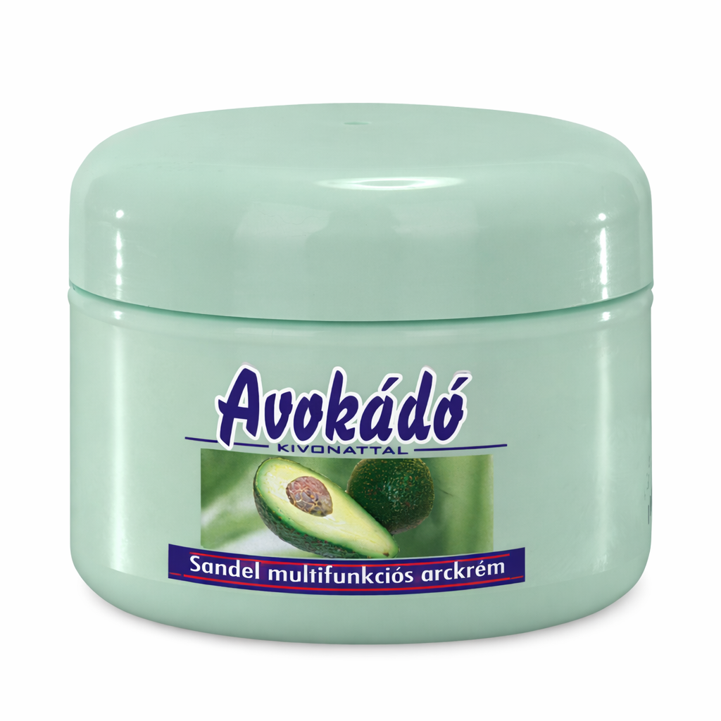 Sandel Avokádós Arckrém Hidratáló Krém 150 ml – Tápláló Ápolás és Mély Hidratálás