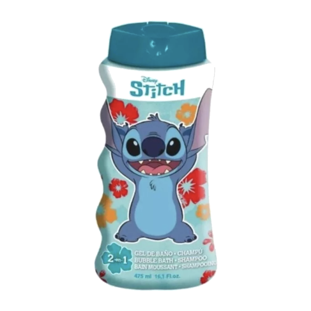 Disney Stitch 2 az 1-ben habfürdő és sampon gyerekeknek 475 ml