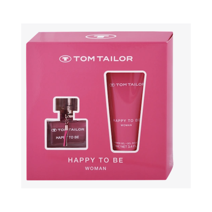 Tom Tailor Happy To Be Woman ajándékcsomag (parfüm + tusfürdő)