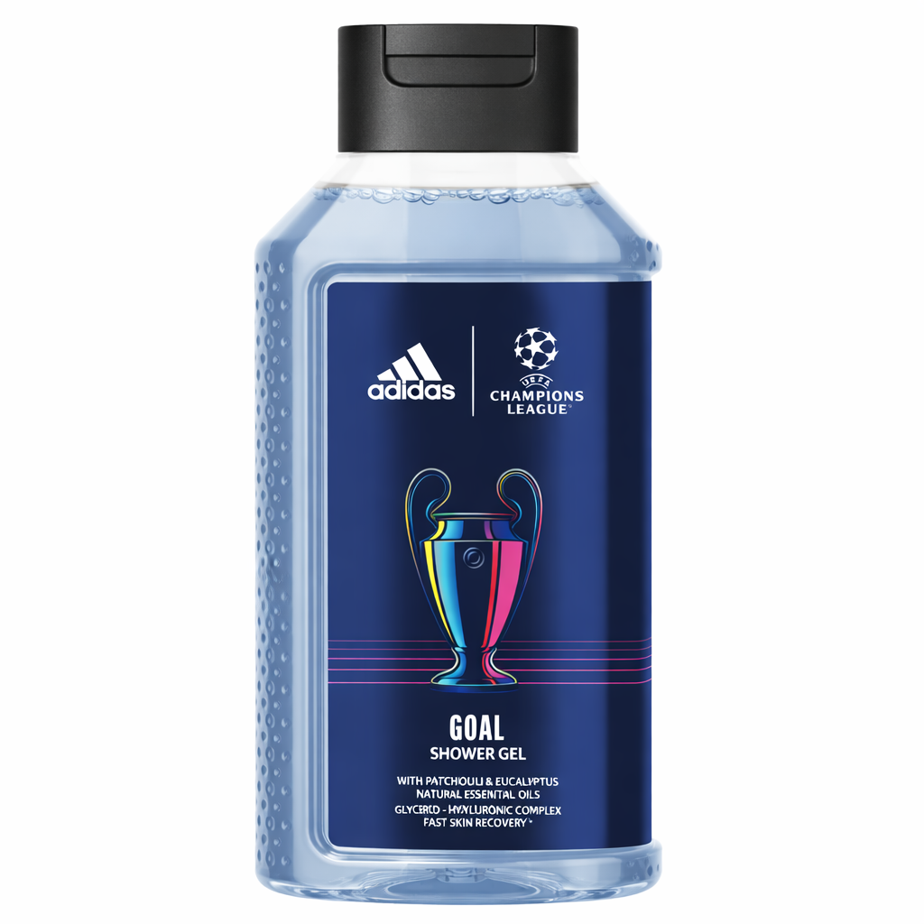 Adidas UEFA Champions League Goal férfi tusfürdő 400 ml – Energikus frissesség a győzelem érzésével