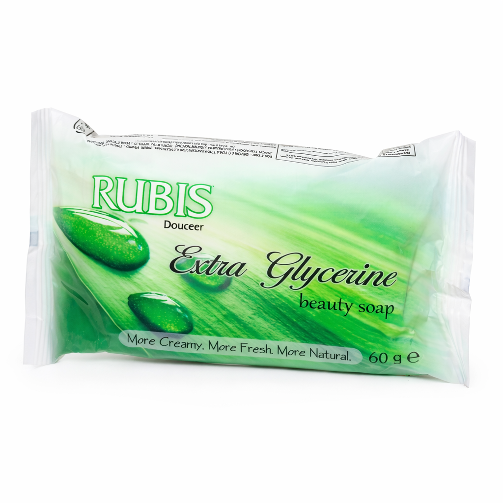 RUBIS Extra Hidratáló Glicerines Szappan 60 g – Intenzív Ápolás és Gyengéd Tisztítás